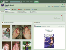Tablet Screenshot of muggle-angel.deviantart.com