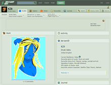 Tablet Screenshot of kz8.deviantart.com