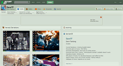 Desktop Screenshot of davetf.deviantart.com