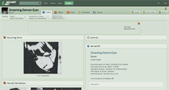 Desktop Screenshot of dreaming-demon-eyes.deviantart.com