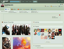 Tablet Screenshot of emopigu101.deviantart.com