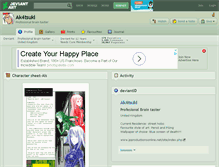 Tablet Screenshot of ak4tsuki.deviantart.com