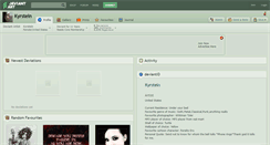 Desktop Screenshot of kyrstein.deviantart.com