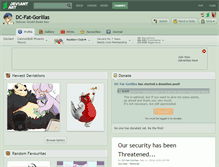 Tablet Screenshot of dc-fat-gorillas.deviantart.com