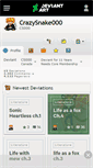 Mobile Screenshot of crazysnake000.deviantart.com