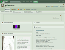 Tablet Screenshot of izzyjaneseven.deviantart.com