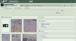 Desktop Screenshot of catalinaandrada.deviantart.com