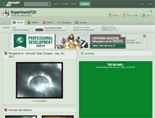 Tablet Screenshot of experiment720.deviantart.com