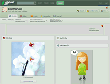 Tablet Screenshot of lillemorgull.deviantart.com