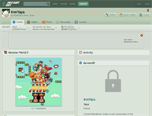 Tablet Screenshot of ironyaya.deviantart.com