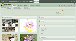 Desktop Screenshot of mooncactus.deviantart.com