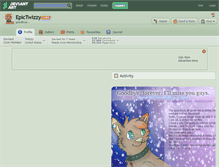 Tablet Screenshot of epictwizzy.deviantart.com