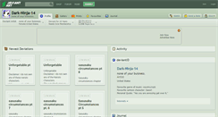 Desktop Screenshot of dark-ninja-14.deviantart.com