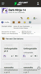 Mobile Screenshot of dark-ninja-14.deviantart.com