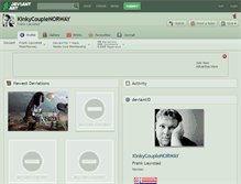 Tablet Screenshot of kinkycouplenorway.deviantart.com