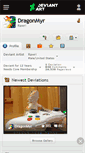 Mobile Screenshot of dragonmyr.deviantart.com