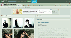 Desktop Screenshot of anacarolinacamarena.deviantart.com