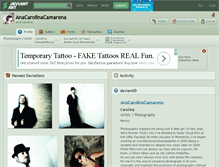 Tablet Screenshot of anacarolinacamarena.deviantart.com
