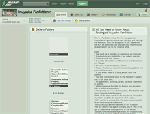 Tablet Screenshot of inuyasha-fanfiction.deviantart.com