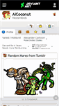 Mobile Screenshot of alcoconut.deviantart.com