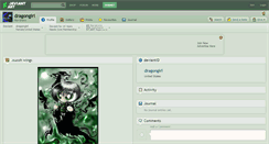 Desktop Screenshot of dragongirl.deviantart.com