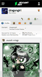 Mobile Screenshot of dragongirl.deviantart.com