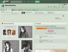 Tablet Screenshot of panicinparadise.deviantart.com