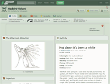 Tablet Screenshot of madbird-valiant.deviantart.com