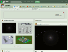 Tablet Screenshot of posfan12.deviantart.com