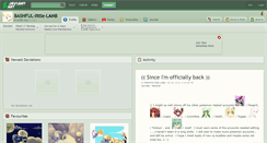 Desktop Screenshot of bashful-little-lamb.deviantart.com