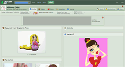 Desktop Screenshot of mhlover2466.deviantart.com