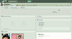 Desktop Screenshot of metaltokei.deviantart.com