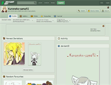 Tablet Screenshot of kuroneko-sama92.deviantart.com