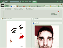 Tablet Screenshot of guyom.deviantart.com