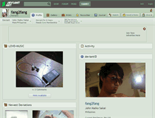 Tablet Screenshot of fang2fang.deviantart.com