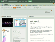 Tablet Screenshot of forreh.deviantart.com