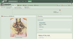 Desktop Screenshot of originaldark.deviantart.com