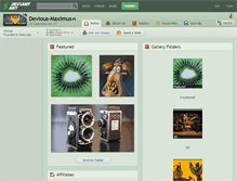 Tablet Screenshot of devious-maximus.deviantart.com