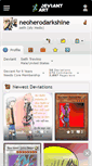 Mobile Screenshot of neoherodarkshine.deviantart.com