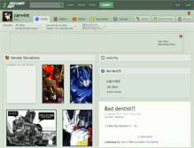 Tablet Screenshot of carwint.deviantart.com