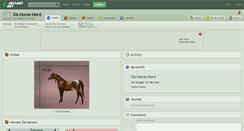 Desktop Screenshot of da-horse-herd.deviantart.com