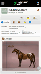 Mobile Screenshot of da-horse-herd.deviantart.com