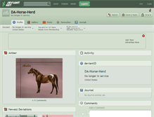 Tablet Screenshot of da-horse-herd.deviantart.com