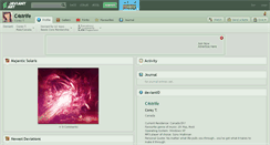 Desktop Screenshot of c4strife.deviantart.com