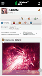 Mobile Screenshot of c4strife.deviantart.com