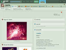 Tablet Screenshot of c4strife.deviantart.com