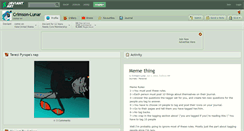 Desktop Screenshot of crimson-lunar.deviantart.com