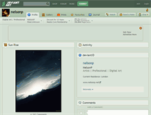 Tablet Screenshot of nelsonp.deviantart.com