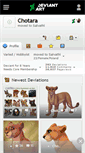 Mobile Screenshot of chotara.deviantart.com