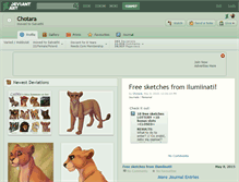 Tablet Screenshot of chotara.deviantart.com